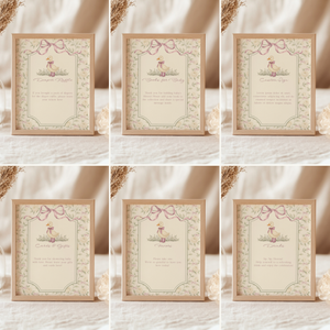Vintage Floral Little Goose Baby Shower Bundle BS150