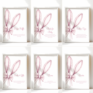 Baby Shower Mega Bundle - Some Bunny Pink Easter Bow BS76