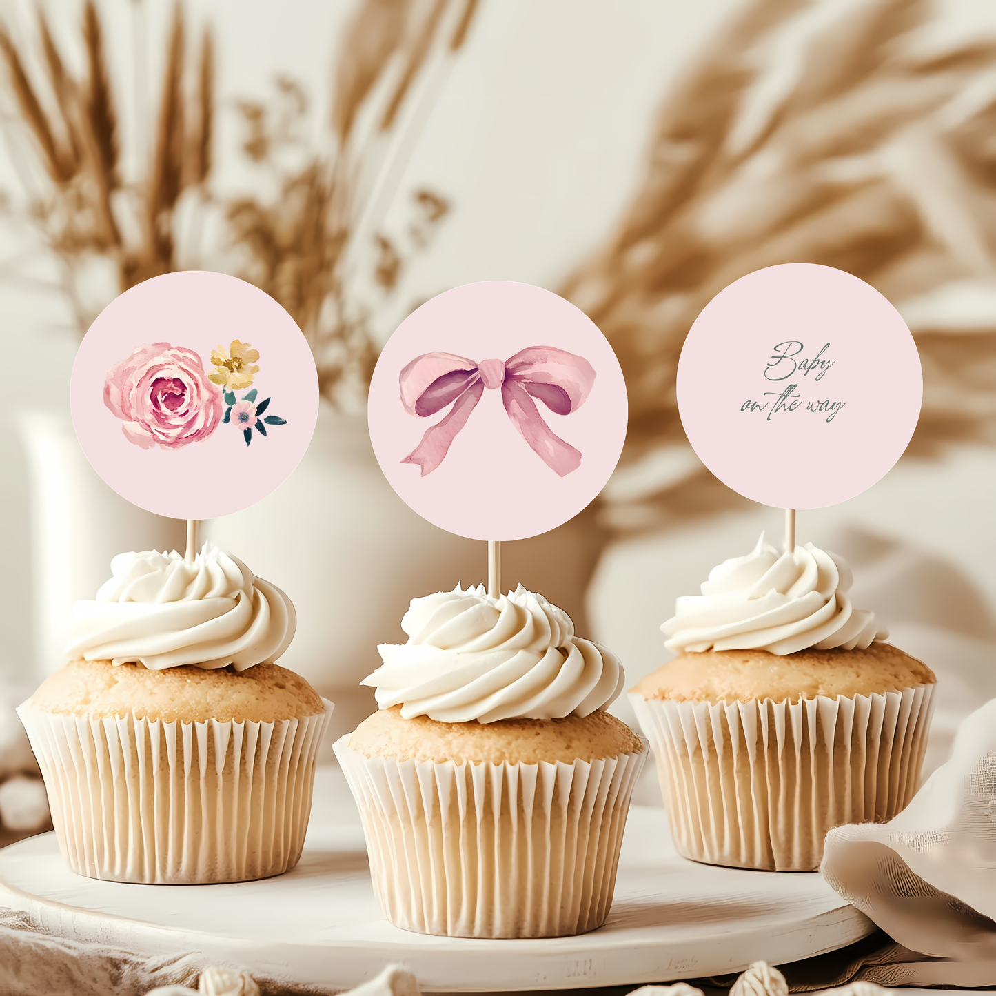 Baby Shower Mega Bundle - Blush Pink Floral Baby In Bloom BS71