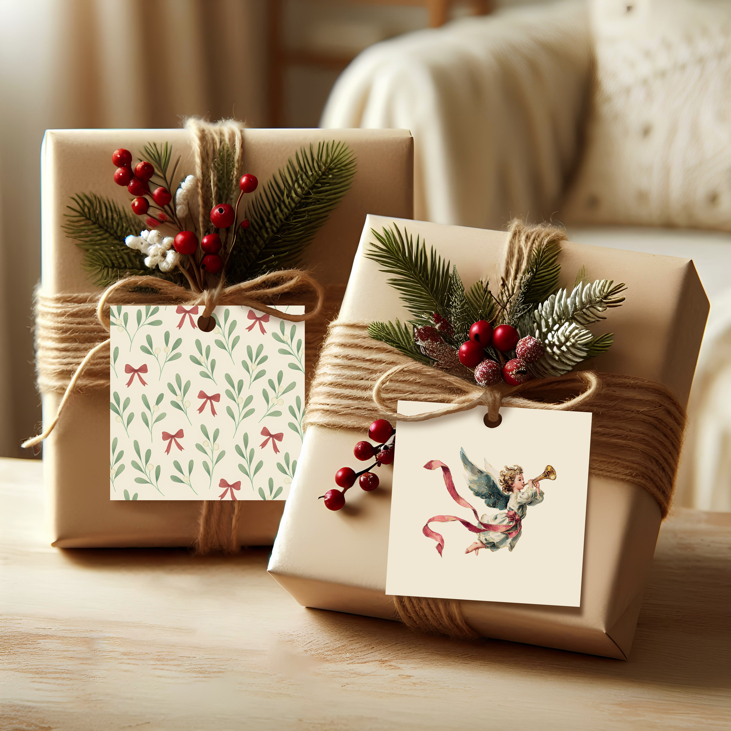 Baby Shower Mega Bundle - Vintage Floral Christmas Bundle of Joy BS232