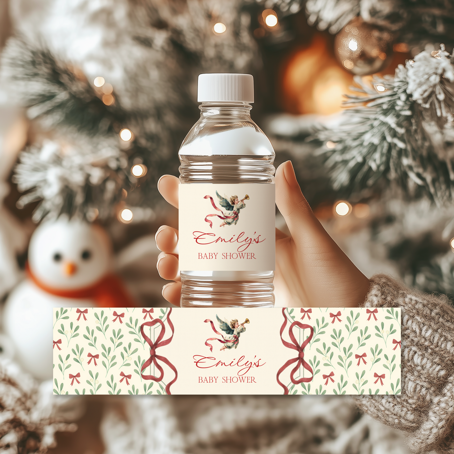 Baby Shower Mega Bundle - Vintage Floral Christmas Bundle of Joy BS232