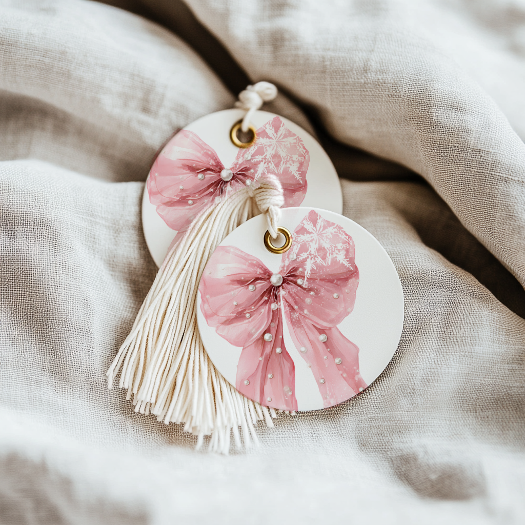 Pink Bow Winter Baby Shower Bundle BS257