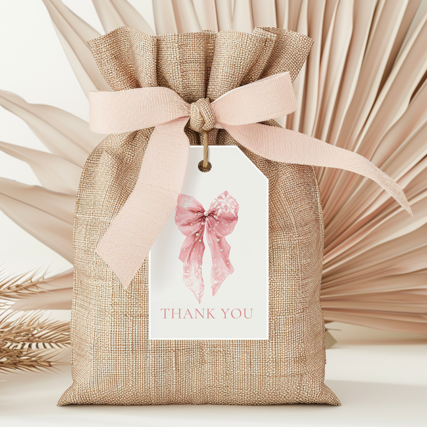 Pink Bow Winter Baby Shower Bundle BS257